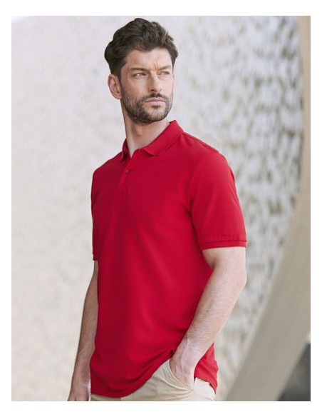 HEN-H101-Mens Micro-Fine Piqué Polo Shirt 2